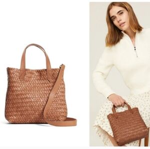 Madewell Small Transport Crossbody - Woven Leather
